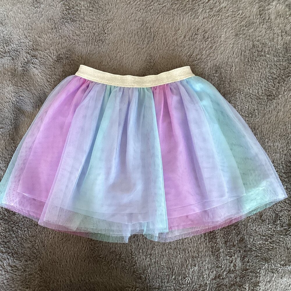 Jumping Beans Purple Blue Tulle Skirt Size 6